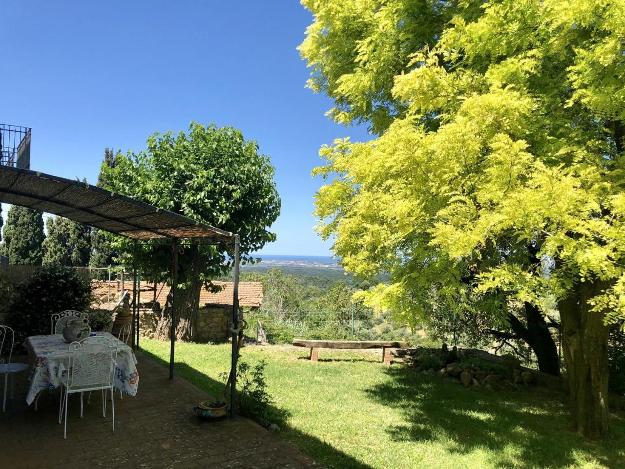 Haus Malerin - Meerblick, Umzaeunter Garten By Toscanatour Guardistallo Dış mekan fotoğraf